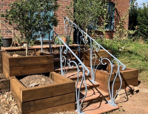 Besoke ‘Opening Fronds’ Hand-railings