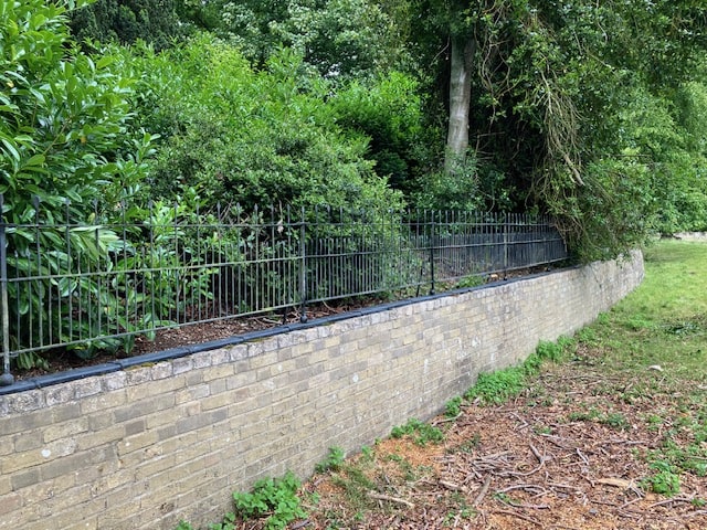 Repaired damaged railings on the Gunton Estate