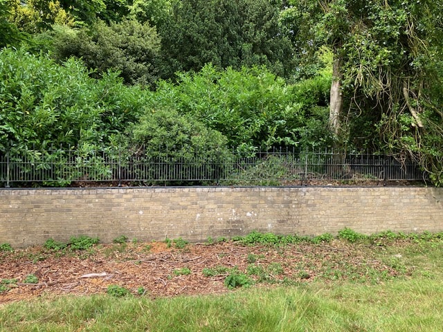 Repaired damaged railings on the Gunton Estate