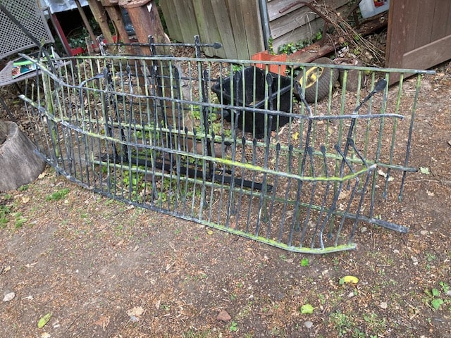Repaired damaged railings on the Gunton Estate
