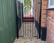 Simple modern garden gates