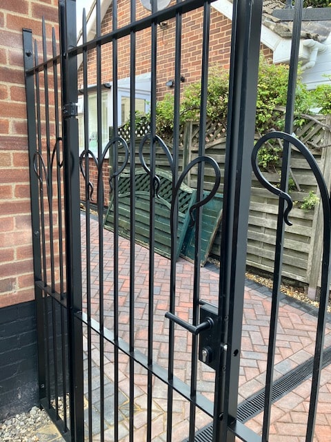 Simple modern garden gates