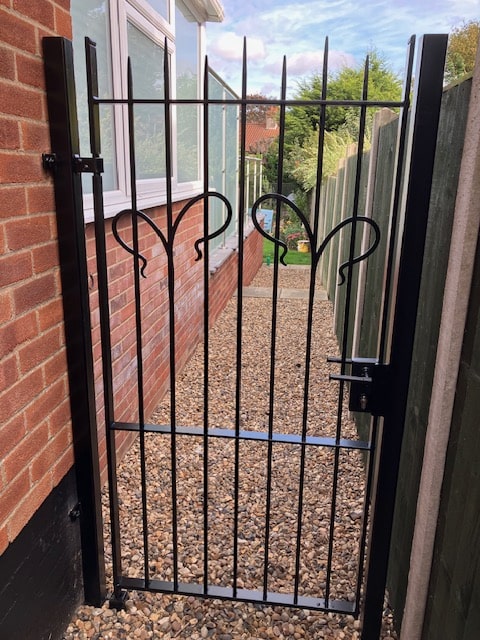 Simple modern garden gates