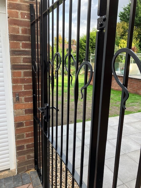Simple modern garden gates