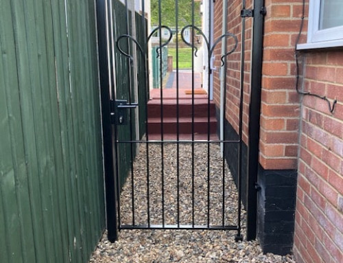 Simple modern garden gates