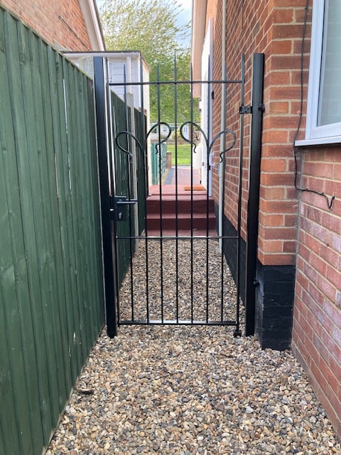 Simple modern garden gates
