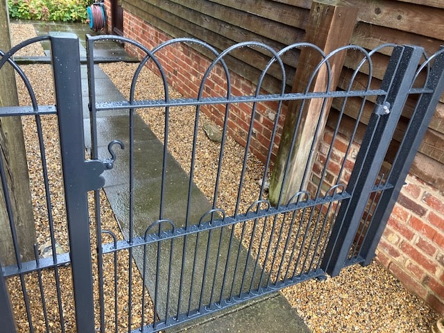 Simple stylish garden gate