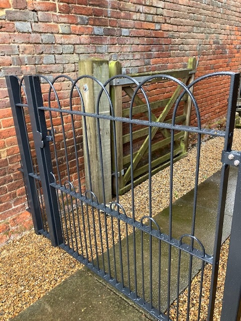 Simple stylish garden gate