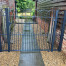 Simple stylish garden gate