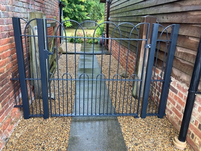 Simple stylish garden gate